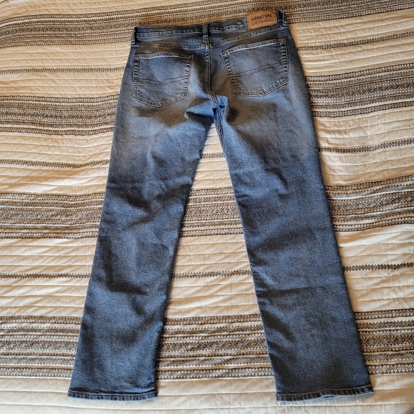 Levi's Signature Men's Slim Straight Jeans Size 33 - Picture 8 of 16